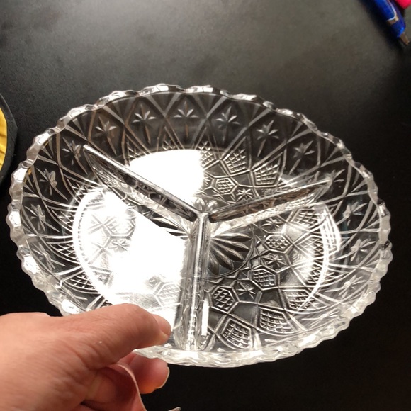 NEW LISTING! Crystal Sectional Condiment/Candy Dish - Picture 8 of 10